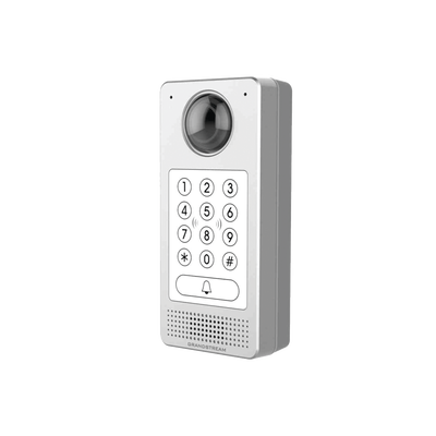 Videoportero IP (SIP) FISHEYE, apertura por código, Antivandálico, llamada y/o tarjeta, teclado retro-iluminación
