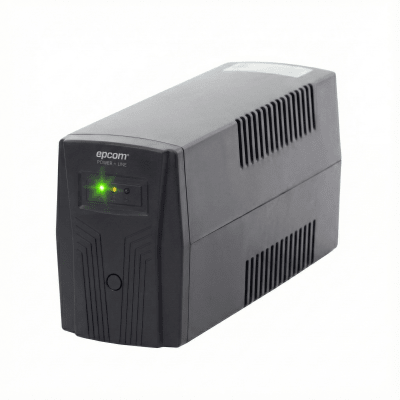 UPS de 850VA/510W / Topología Línea Interactiva / Entrada y Salida 120 Vca / Regulador de Voltaje AVR 80-150 Vca / Clavija NEMA 5-15P / 4 Tomas NEMA 5-15R /Sin RJ11 ni RJ45